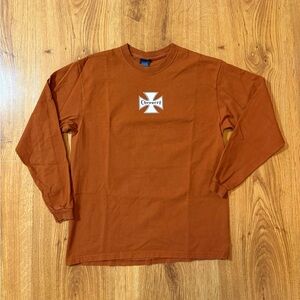 VTG west cost choppers orang long sleeve tee size M